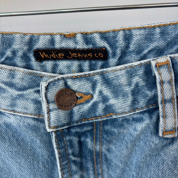 Nudie Jeans Breezy Britt Favorite Blues Size 34x32 - Picture 2 of 8